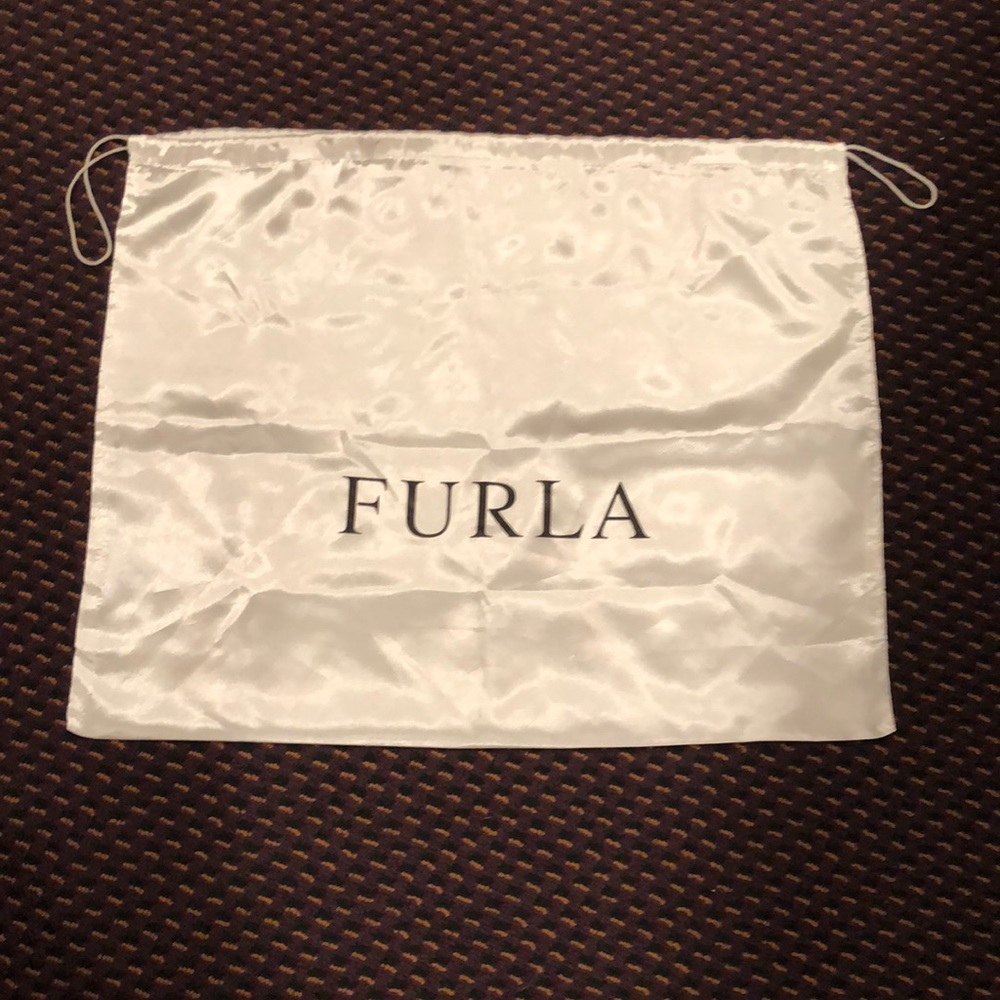 Authentic faux silk FURLA large dust bag